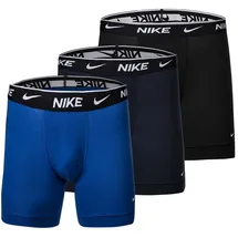 Nike Boxershorts 3 Einheiten Blau / Schwarz S
