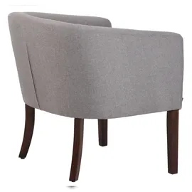 CLP Sessel Nemea Stoff grau/antik