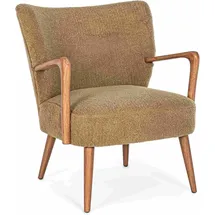 BIZZOTTO Sessel Moritz Teddy Stoff braun