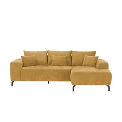 Ecksofa   Astrid ¦ gelb ¦ Maße (cm): B: 252 H: 94 T: 150