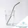 Intirilife Trinkhalme 20,5 cm 4 St. Silber