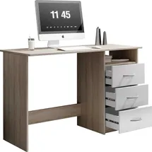 Bega Schreibtisch Adria Eiche Nachbildung/weiß matt