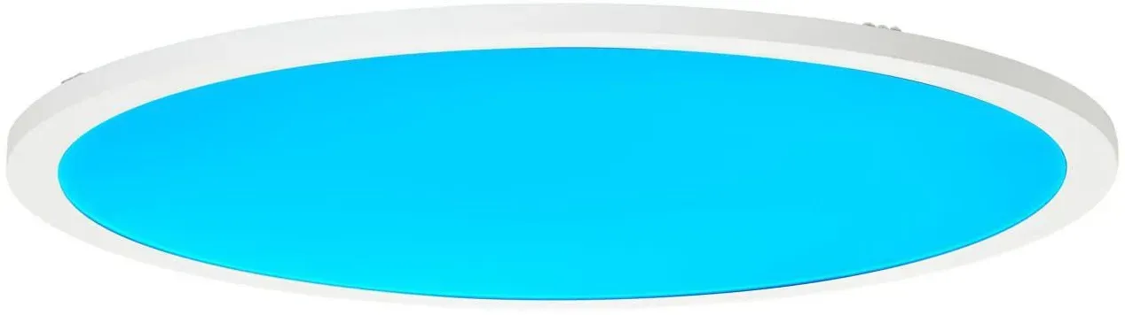 Brilliant LED Panel Abie 38W CCT+DIM+RGB Ø60cm mit Fernbedienung