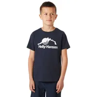 HELLY HANSEN Graphic Jr Kurzarm-t-shirt - Navy - 12