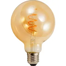 McShine LED Filament Globelampe ''Retro'' E27, 4W, 280lm, warmweiß, goldenes Glas