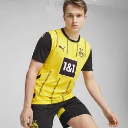 Damen/Herren Fussball Trikot - BVB Borussia Dortmund Heimtrikot Saison 24/25, EINHEITSFARBE, S