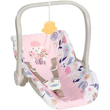 mga zapf creation Puppenautositz Babyschale Blumen rosa