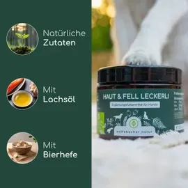 Wolfsbacher Natur Haut & Fell Leckerli 125 St