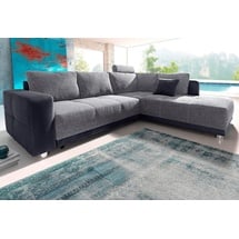 Jockenhöfer Ecksofa mit Bettfunktion und Bettkasten Orlando 257x82x215 cm