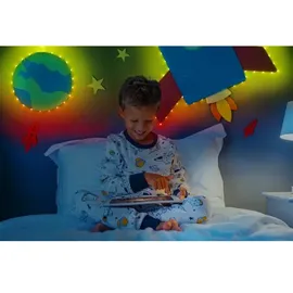 Twinkly LED-Lichterkette 10 m Schwarz