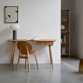 Tikamoon Schreibtisch Eiche beige
