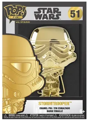 Funko - POP! - Star Wars - Pin Stormtrooper (Gold)