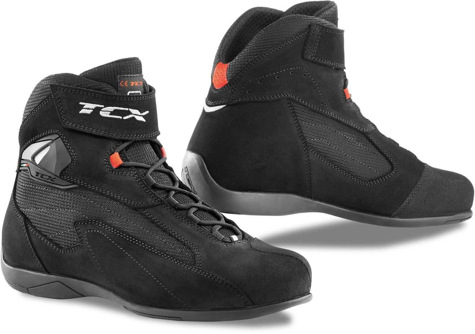 TCX Pulse Motorradschuhe, schwarz, Größe 42 für Männer