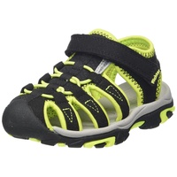 Richter Kinderschuhe Boulder Sandale, black/neon yellow, 37 EU