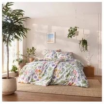 Estella Jana Blumen Mehrfarbig 135 x 200 cm + 2 x 80 x 80 cm