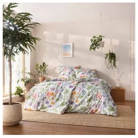 Estella Jana Blumen Mehrfarbig 135 x 200 cm + 2 x 80 x 80 cm