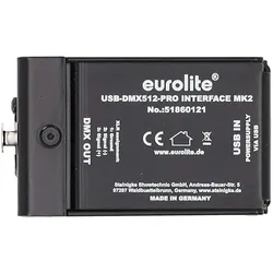 Eurolite USB-DMX512-PRO Interface MK 2 - Steuerungs-Software