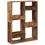 vidaXL Raumteiler Altholz-Optik 100x33x135 cm Holzwerkstoff