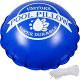 vniyors Poolkissen Winter 120x120 cm Luftkissen XXL Poolabdeckung