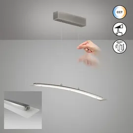 Fischer & Honsel Mavero 1-flg. LED 9 cm oval nickelfarben