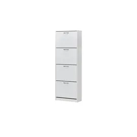 Möbel Kraft Schuhkipper 58 x 162 x 25 cm weiß
