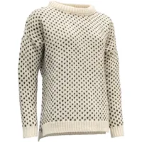 Devold Damen Nordsjø Split Seam Pullover (Größe S, weiss)