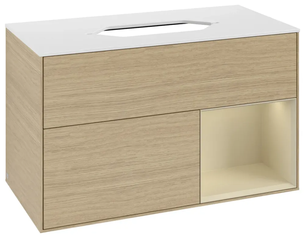 Villeroy & Boch Waschbeckenunterschrank Finion G66 1000x603x501mm m Bel FK/RE/AP: PC/HJ/1 G661HJPC