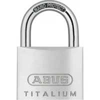 ABUS Titalium 64TI/45 Hangschloss, 45mm, grau, 6cm EINHEITSGRÖSSE