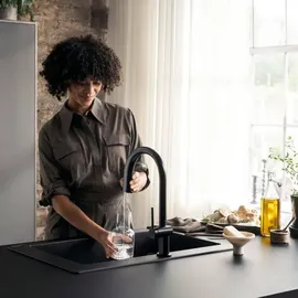 Hansgrohe Aqittura M91 Einhebelmischer Schwarz
