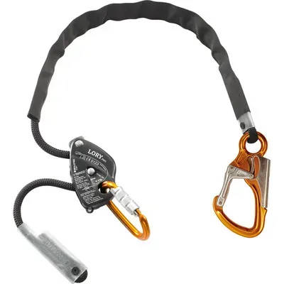 Set Lory PRO, Halteseil, PA, Alu, Stahl, 1,5m