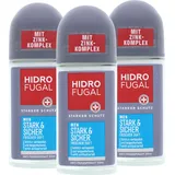 Hidrofugal Men Stark & Sicher Deo Roll-on je 50ml Antitranspirant Schutz & frischer Duft