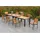 Merxx Flex Ausziehtisch 180 x 100 x 80 cm Grau