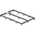Duravit Fußgestell 140x80cm, höhenverstellbar von 8-10cm