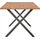 Andas Esstisch, Tischplatte aus massiver Eiche, FSC®- Massivholz, Gestell aus Metall