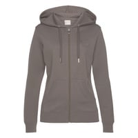 Bench. Loungewear Kapuzensweatjacke Damen taupe Gr.36/38