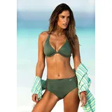 BENCH Bikini-Hose Damen Grün 42