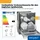Exquisit EGSP56312-EB-030E Einbau-Geschirrspüler (teilintegrierbar, 598 mm, Silber)