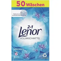 Lenor Waschmittel Pulver Waschpulver Vollwaschmittel Aprilfrisch 50 WL 3,25 kg