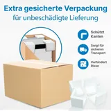 2mGoods - 6er Set 6L robuste Aufbewahrungsboxen mit Deckel L28xB19.5xH15.5 cm inkl. Tragegriff, Plastikboxen, stapelbar, BPA-frei, transparente