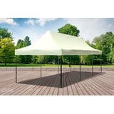 Faltpavillon Faltzelt Pavillon 3x9 Beige Gartenzelt Klappzelt Wasserdicht