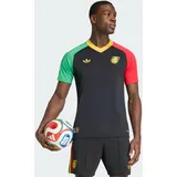 adidas Jamaika 26 Auswärtstrikot 2024 schwarz Herren Gr. S