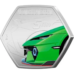 Offizielles 3er-Silbermünzen-Set „Lamborghini“