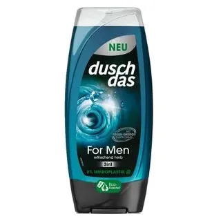 Duschdas FOR MEN 3-IN-1 Duschgel & Shampoo 225 ml
