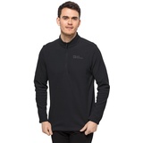 Jack Wolfskin Taunus Fleece Mit Halbem Reißverschluss - Black - S