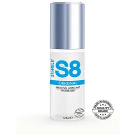 STIMUL8 S8 Wasserbasiertes Gleitgel 125 ml – Natürliches Intimgel