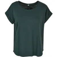 Build Your Brand Damen BY036-Ladies Long Slub Tee T-Shirt,
