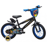Volare Kinderfahrrad Batman Fahrrad für Jungen 16 Zoll Kinderrad in Schwarz