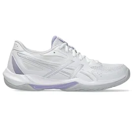 Asics Damen Gel-Flare 12, Netball-Schuhe, White/Pure Silver, 43.5 - 43.5 EU
