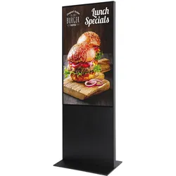 Smart Line Digitale Infotstele Mit 55" Samsung-Bildschirm Schwarz