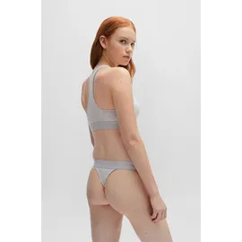 Hugo Bralette-BH BRALETTE PAD.RED LAB mit aufgesticktem HUGO BOSS Logo grau S